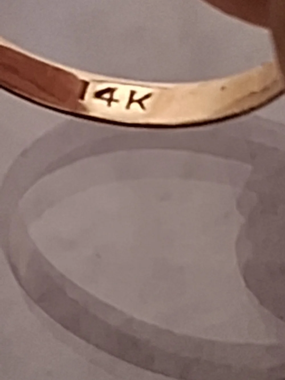 Delicate Rose Gold Women's Band with Engraved Detail
